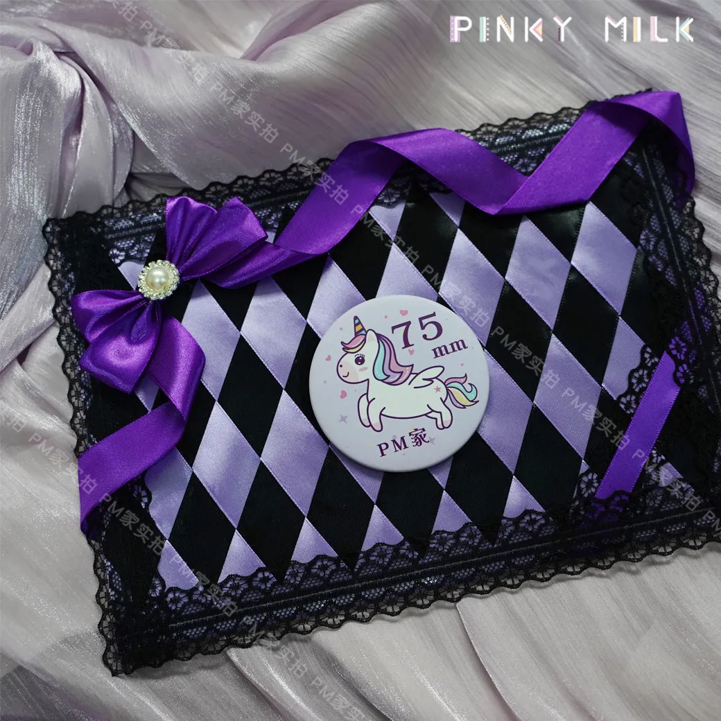 Bow Checkerboard Rhombus Ribbon Pain Board Accessories Finished Lta Bag Transparent Window Decorative Pain Board