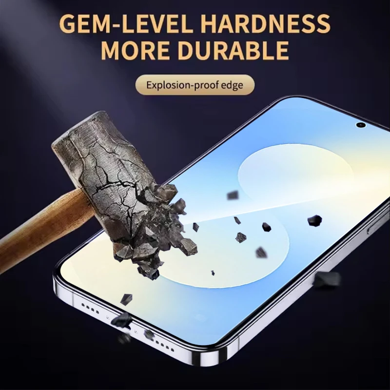 1-4 قطعة HD الزجاج المقسى لسامسونج غالاكسي S25 S24 S23 S22 S21 S25 + S24 + S23 + S22 + S21 + Edge FE Ultra Plus 5G حامي الشاشة