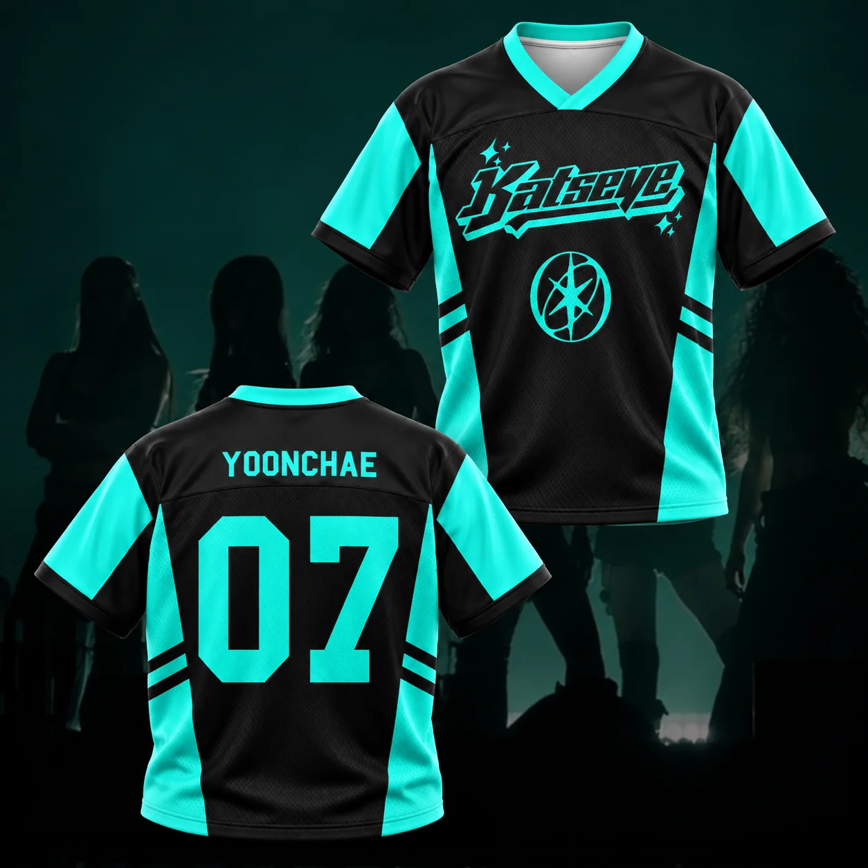 Korean KPOP Style Jersey Shirt Women Men Oversized Football T Shirt Vintage Streetwear Hip Hop Sportswear Idol Fan Gift