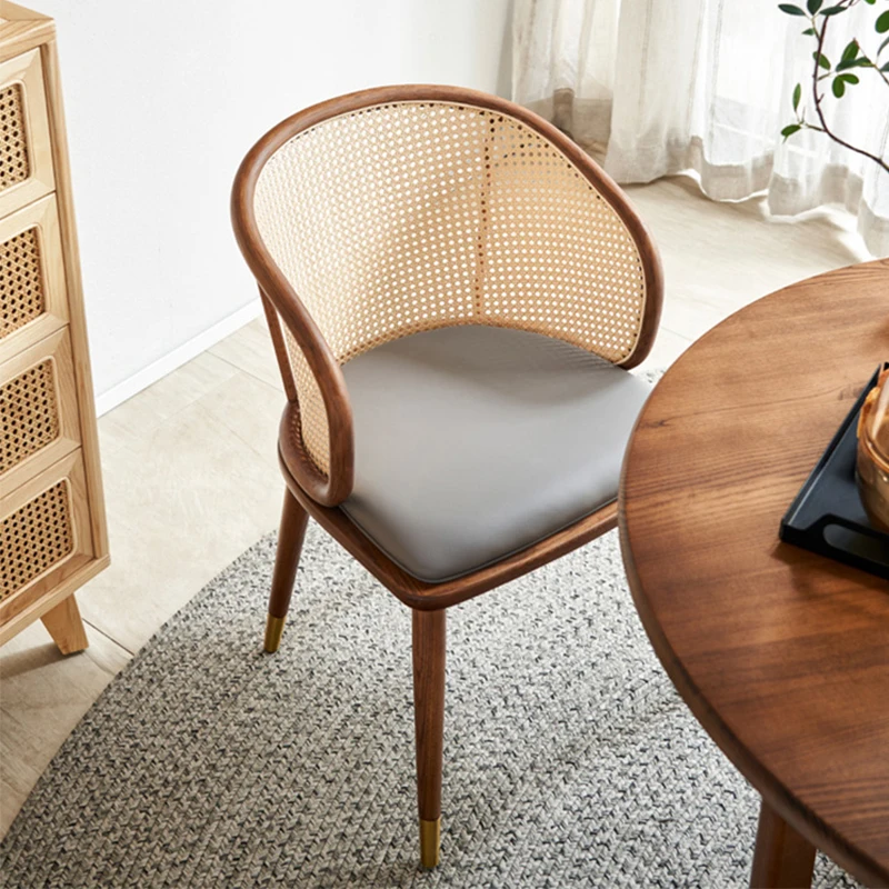 

# Nordic Flatpack Furniture Metal Rattan Dining Restaurant Cafe Chairs