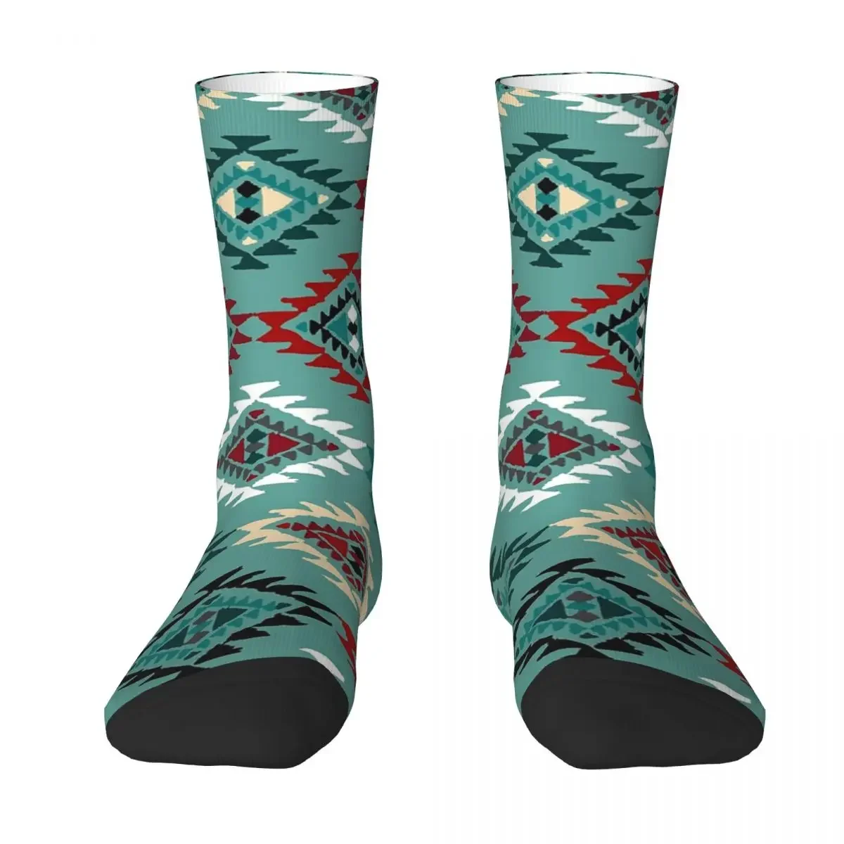 Navajo Native American Pattern Socks Harajuku High Quality Stockings All Season Long Socks Accessories for Man's Woman's Gifts