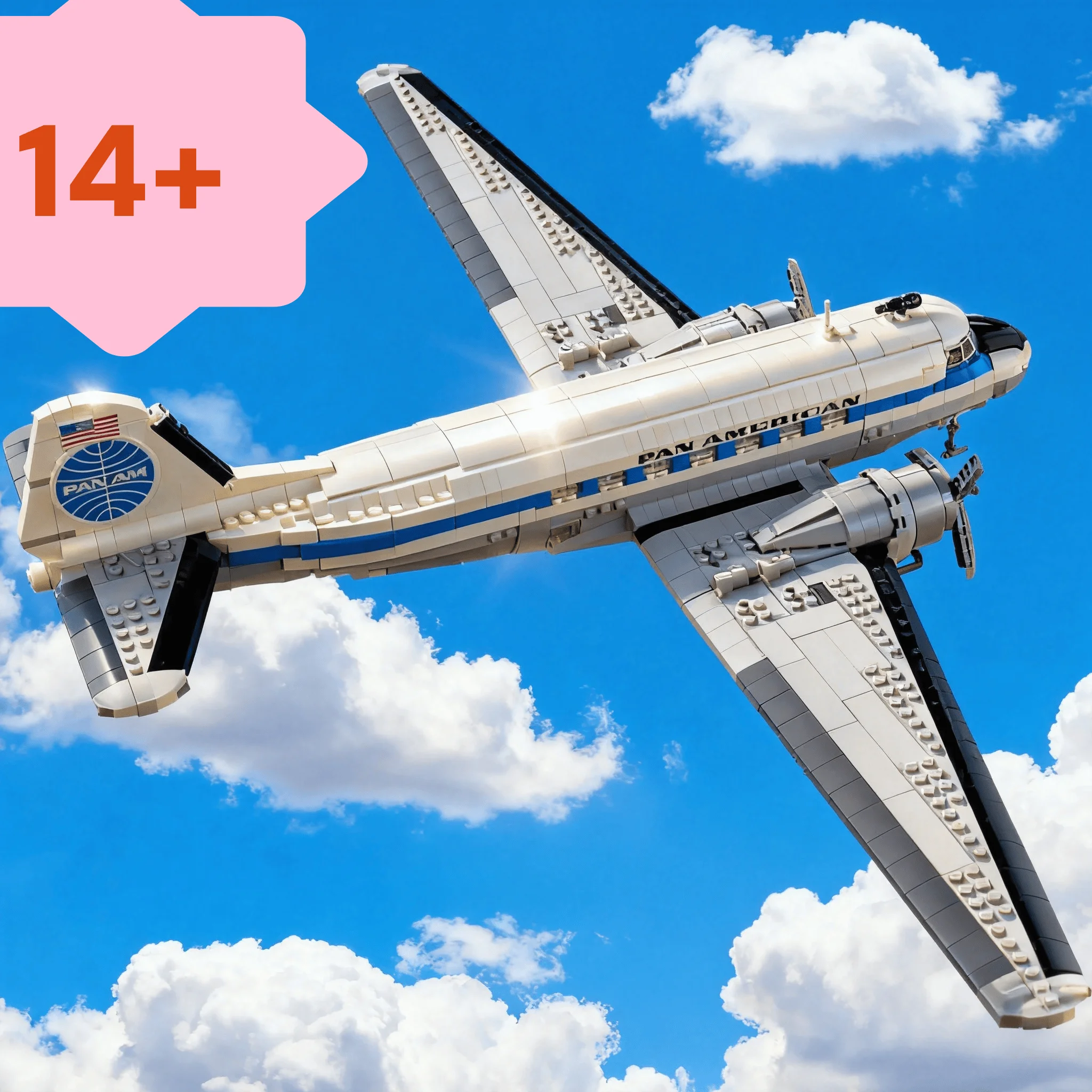 

MOC home decoration 2026 new classic airliner building blocks city airliner airplane bricks transportation airplane toys for adu