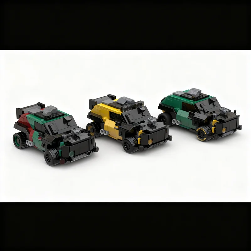 2250pcs MOC Cyberpunk Nomad Vehicle Bundle City Champions Model Building Blocks Architecture Creative DIY Christmas Gifts Toys view 5