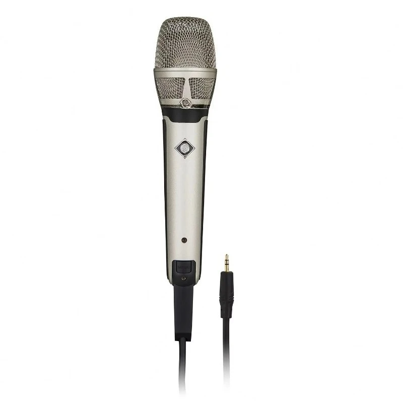 Professional 34mm Large Diaphragm Condenser Microphone Smart Portable Desktop Mic for Kids for Live Conferencing