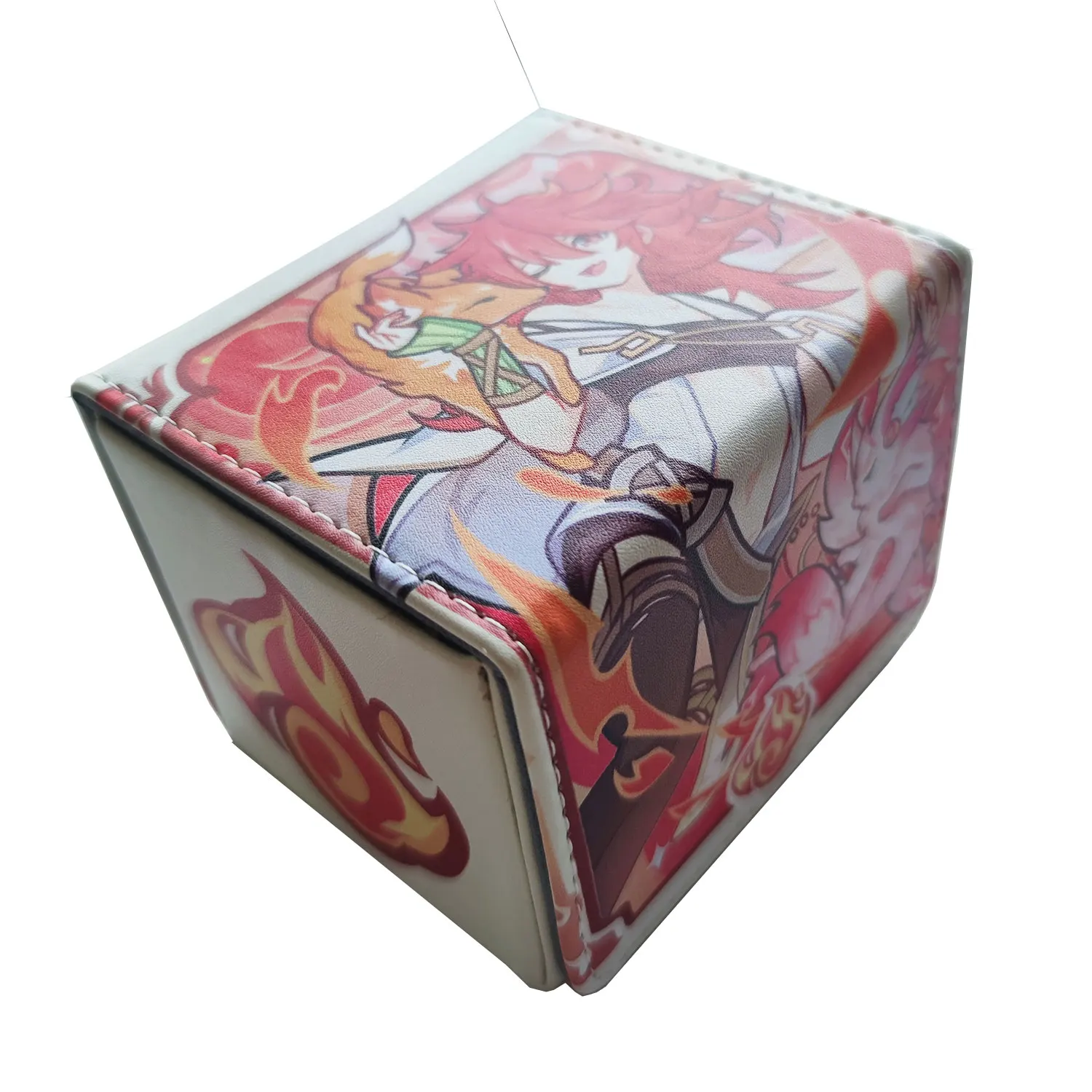 

100+ Colorful Deck Box Board Game Storage Box TCG Cards PU Material Case for Magicalal The Cards MGT/Pkm/YGO/Gathering Games