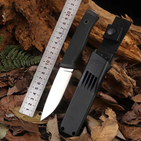 Outdoor small straight knife fixed knife VG-10EDC high hardness plastic handle fruit knife camping easy to carry survival knife