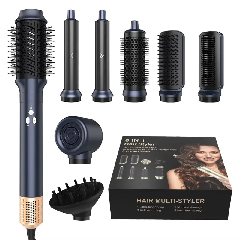One Step Hot Air Brush & Styler Comb Professional Hair Dryer with DC Motor 1300w Portable All-In-One Styling