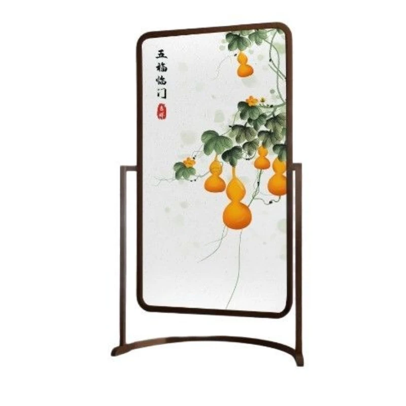 

Screen living room partition mobile European ornaments enter the door B & B hotel decoration solid wood bedroom block seat scree