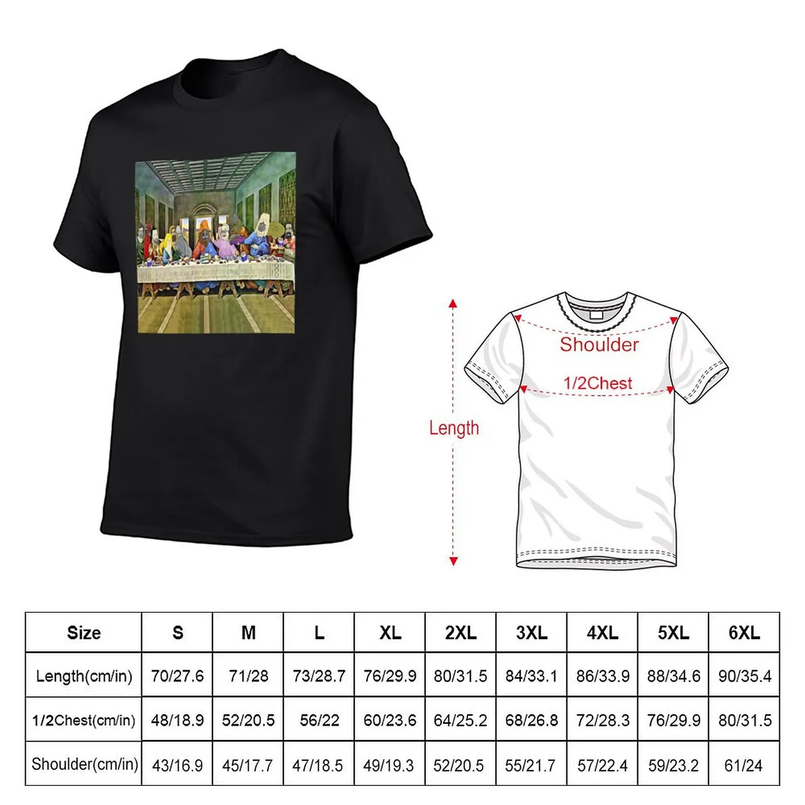 Last Supper of Browntown 2 Mike Nolan Big Lez Show T-Shirt sweat shirts graphic tee animal prinfor boys Men's clothing