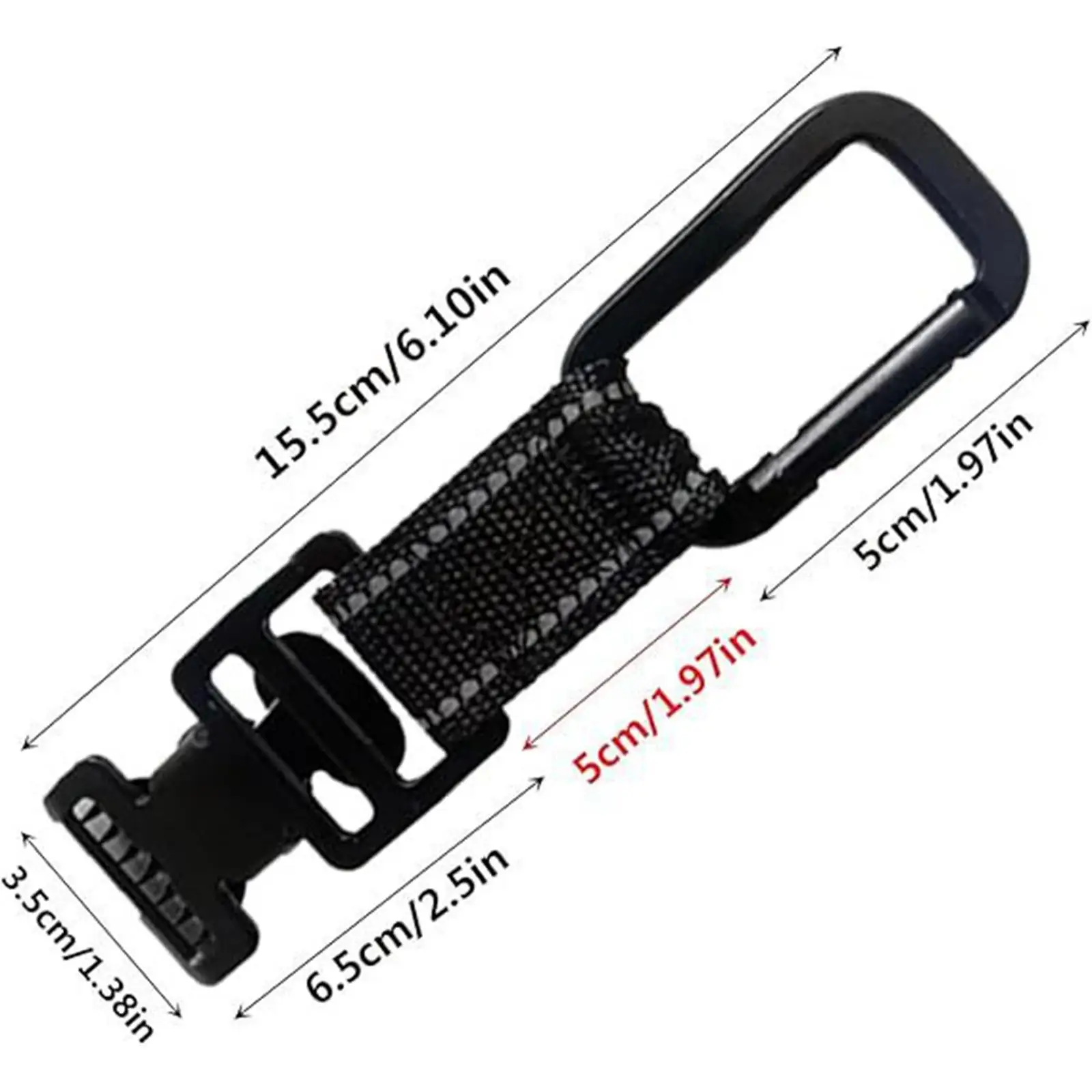 Work Gloves Clip Mitten Clip Accessory for Firefighting Professional Heavy Duty Multifunctional Golf Nylon Strap