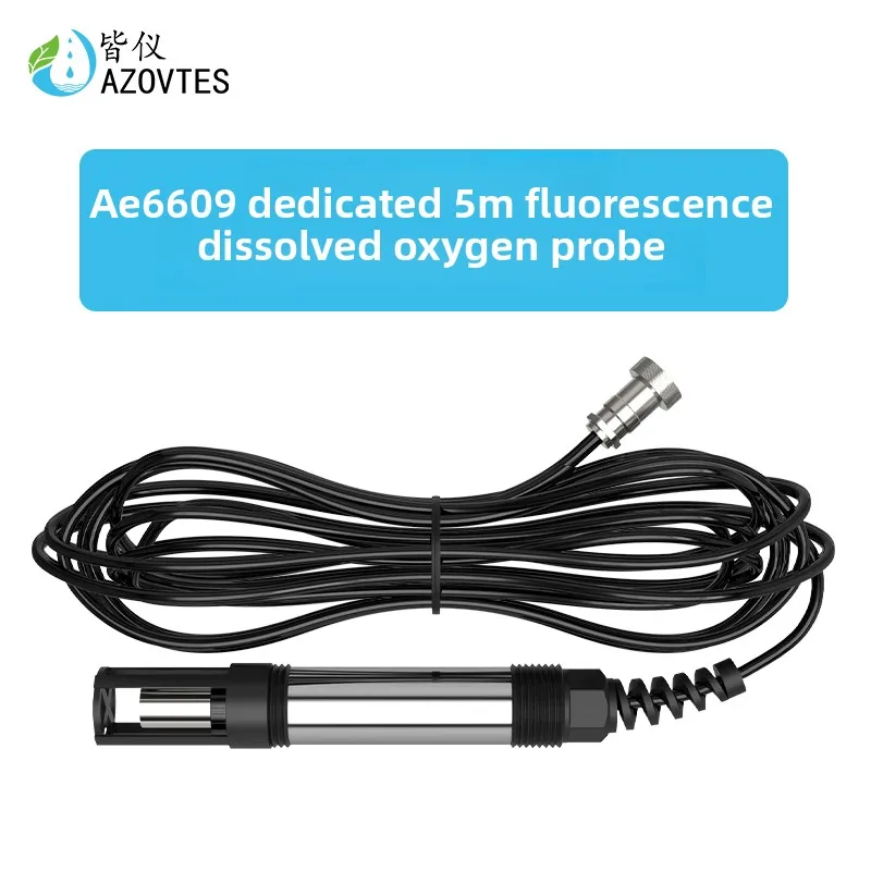 AE6609 Fluorescence Method Oxygen Sensor Probe - 5-meter Oxygen Meter Special Probe Accessories