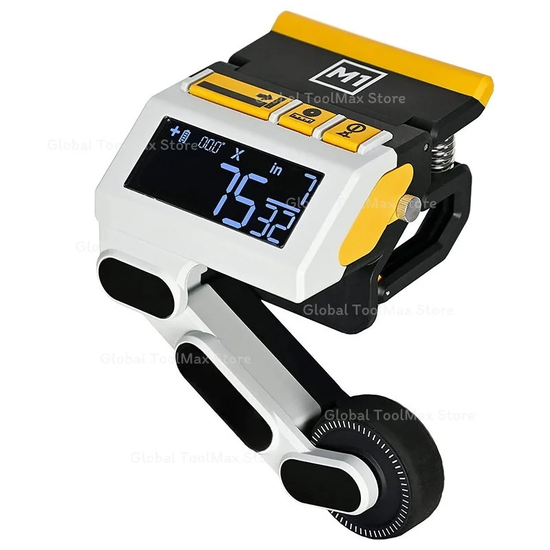 M1 Sliding Measuring Instrument Miter Saw Woodworking Intelligent Digital Display Rangefinder Length Measurement Tool