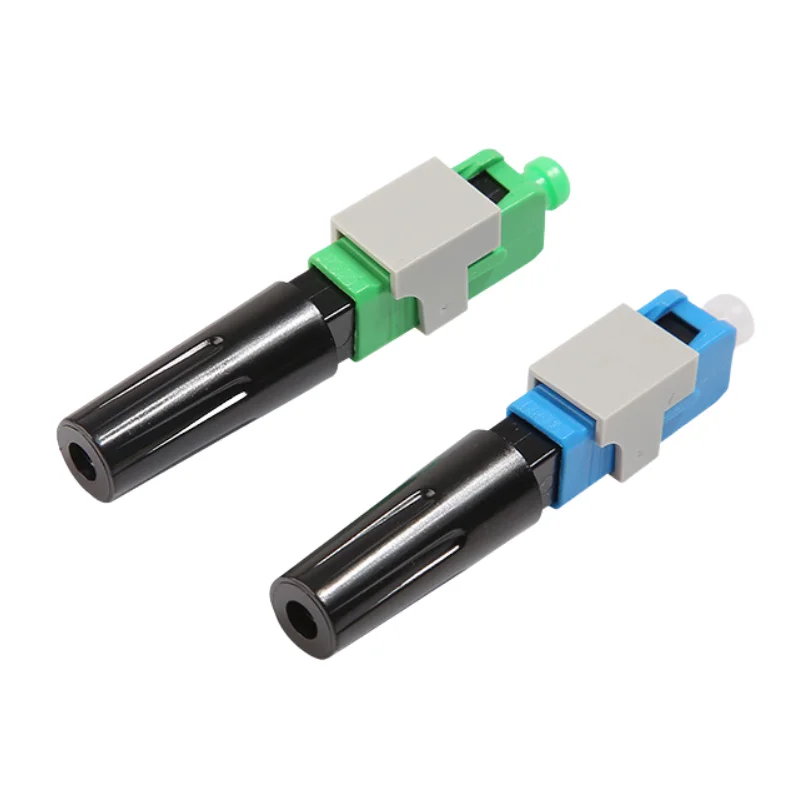 FTTH SC APC UPC Pre Buried Fiber Optic Quick Connector SC APC Fiber Optic Fast Connector SC Connector