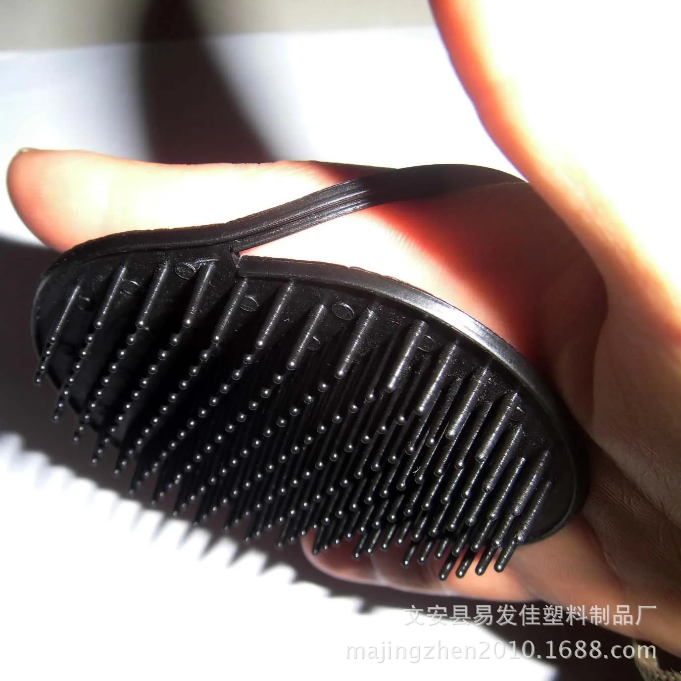 200Pcs Shampoo Comb Pocket Men Beard Mustache Palm Scalp Massage Black Hair Care Travel Portable Brush Styling Tools