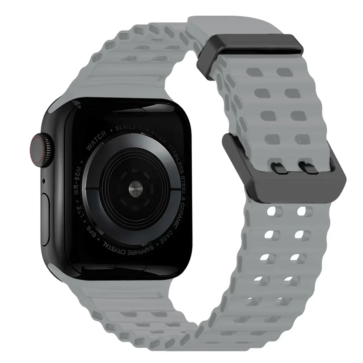Strap for Apple Watch Ultra 2 49mm 45mm 44mm 42mm 38mm 41mm 40mm Silicone Ocean belt for iWatch series 10 9 8 7 se 5 4 3 Correa image 4