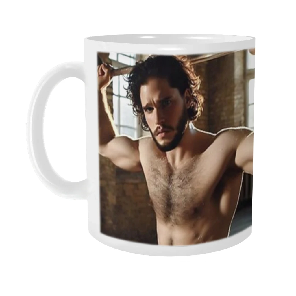 

kit harington shirtless Ceramics Coffee Mug Cute Gamer Birthday Gift Back To School Mug