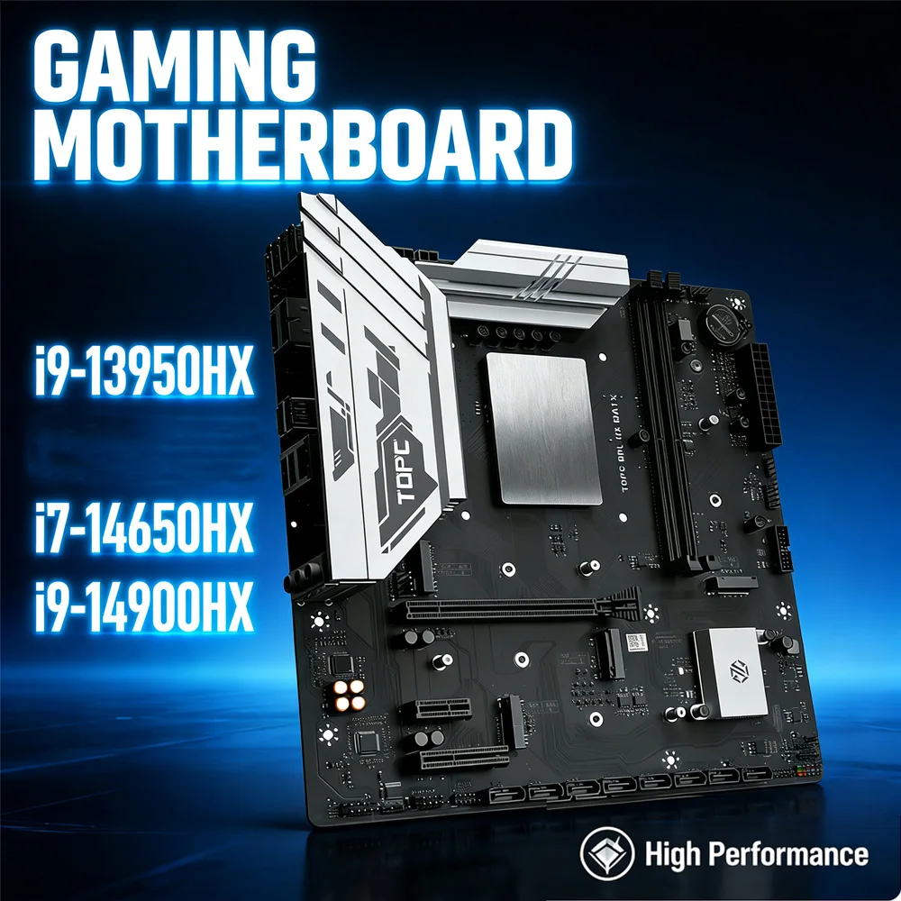 

TOPC Высокопроизводительный встроенный комплект процессора Intel Core I9-14900HX, 24 ядра, 32 потока, DDR4 OC4000, новая материнская плата для игровой рабочей станции