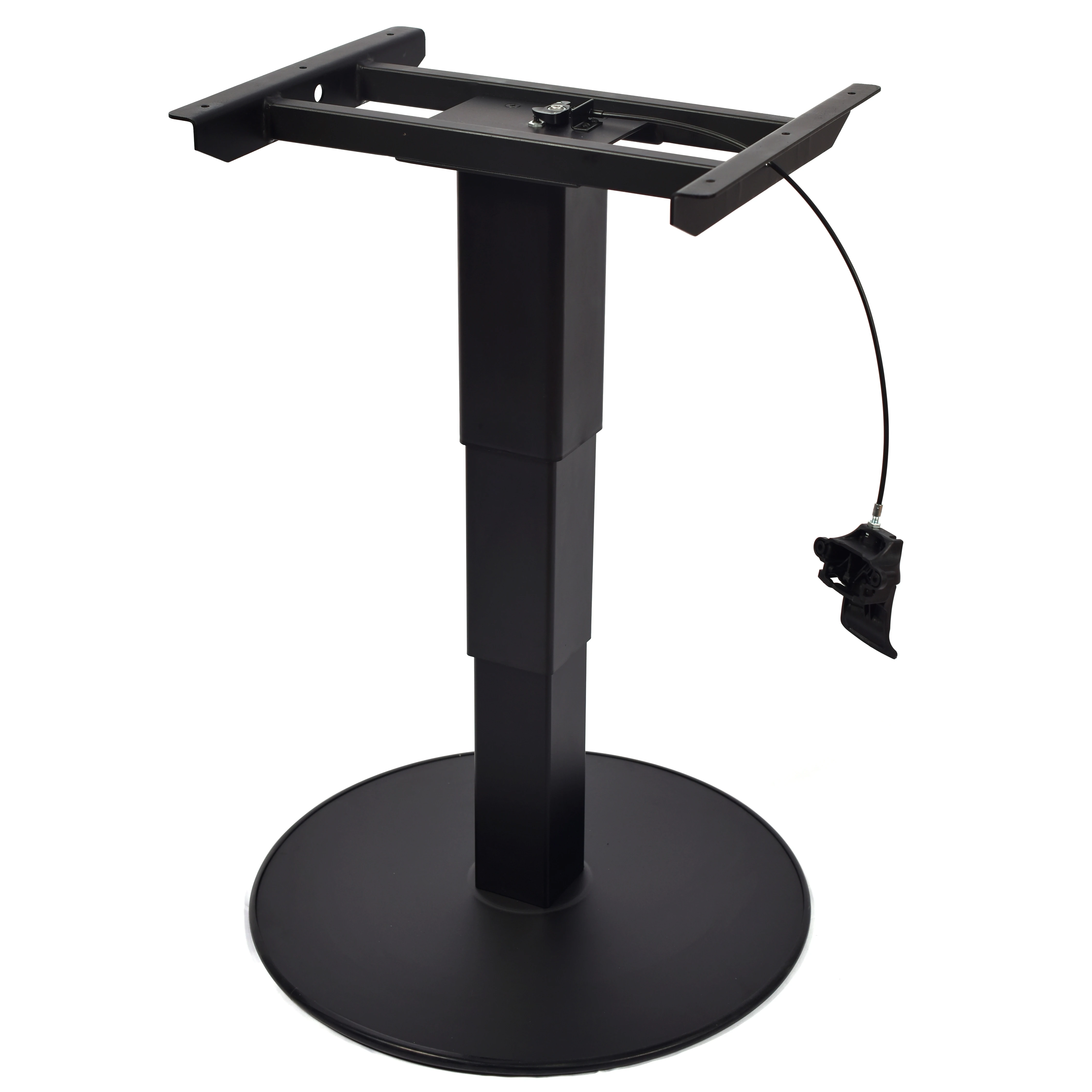 Wholesale  Black Aluminum Alloy Steel Lift Table Legs Large Fixed Frame Folding Function RV & Camper