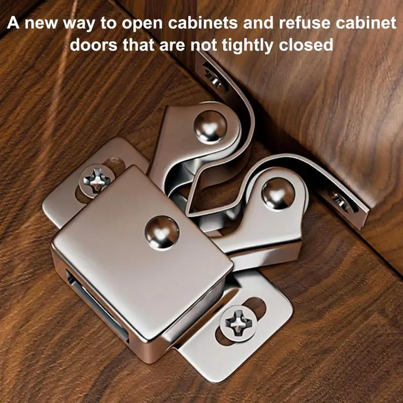 Magnetischer Schrankriegel, leistungsstarke Magnete für Schranktüren, robuste Magnetverschluss-Hardware, Türschnäpper für Heimstudio