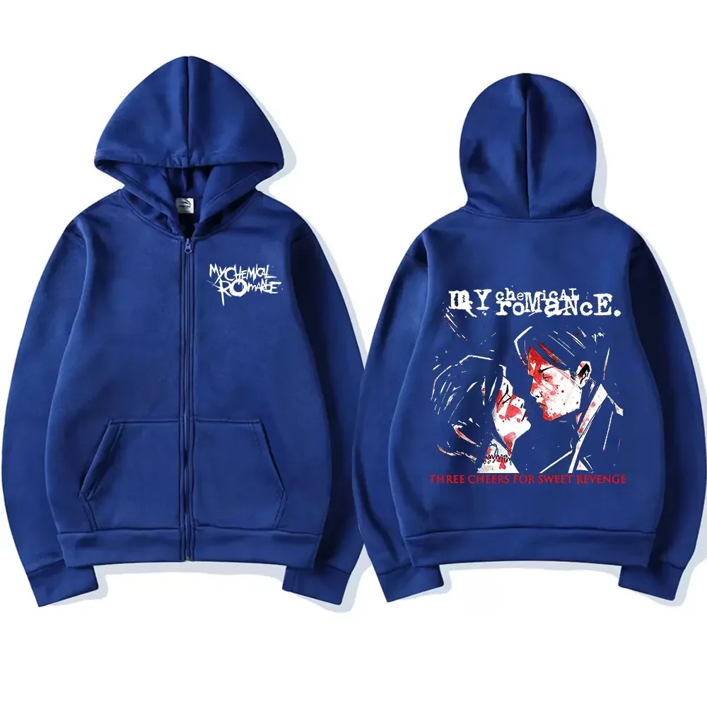 Rock Band My Chemical Romance Mcr Dead Zipper Hoodie Black Parade Punk Emo Zip Up Sweatshirt Men Fashion Vintage Hip Hop Hoodies - view 6