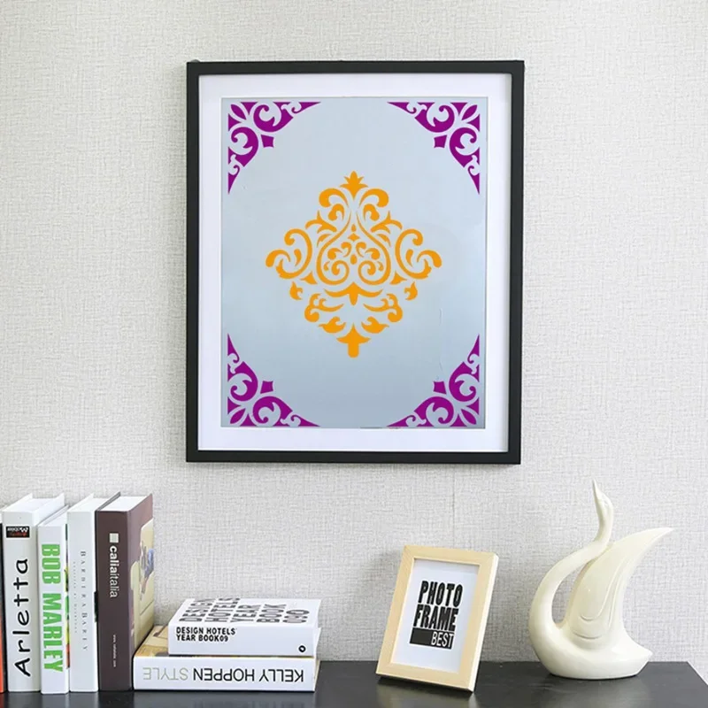 2026 NEW HOT Reusable Stencil Cut Painting Template Floor Wall Tile Fabric Furniture Stencils Mandala Painting Stencils