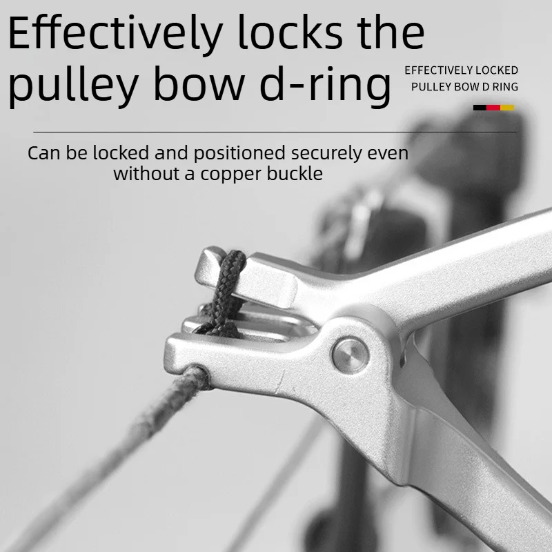 Aluminum Alloy Archery D Loop Pliers Compound Bow D Ring Installation Tool Bowstring D Loop Adjust Shooting Accessories