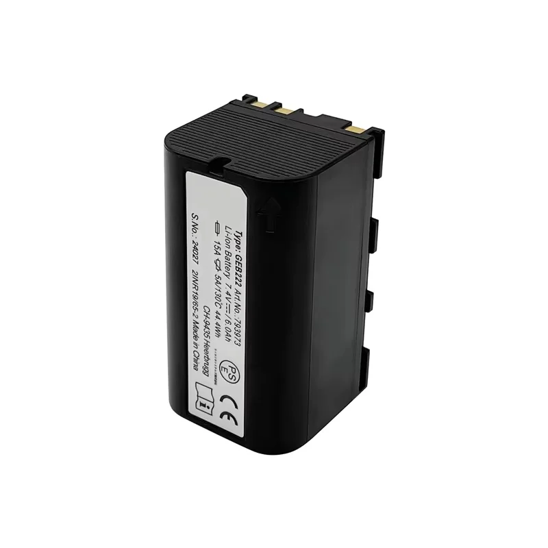 Batería de iones de litio GEB222 de 6000mAh para sistema GPS de estación Total Leica ATX1200 1230 instrumentos Piper 100 200 láser de inspección recargable