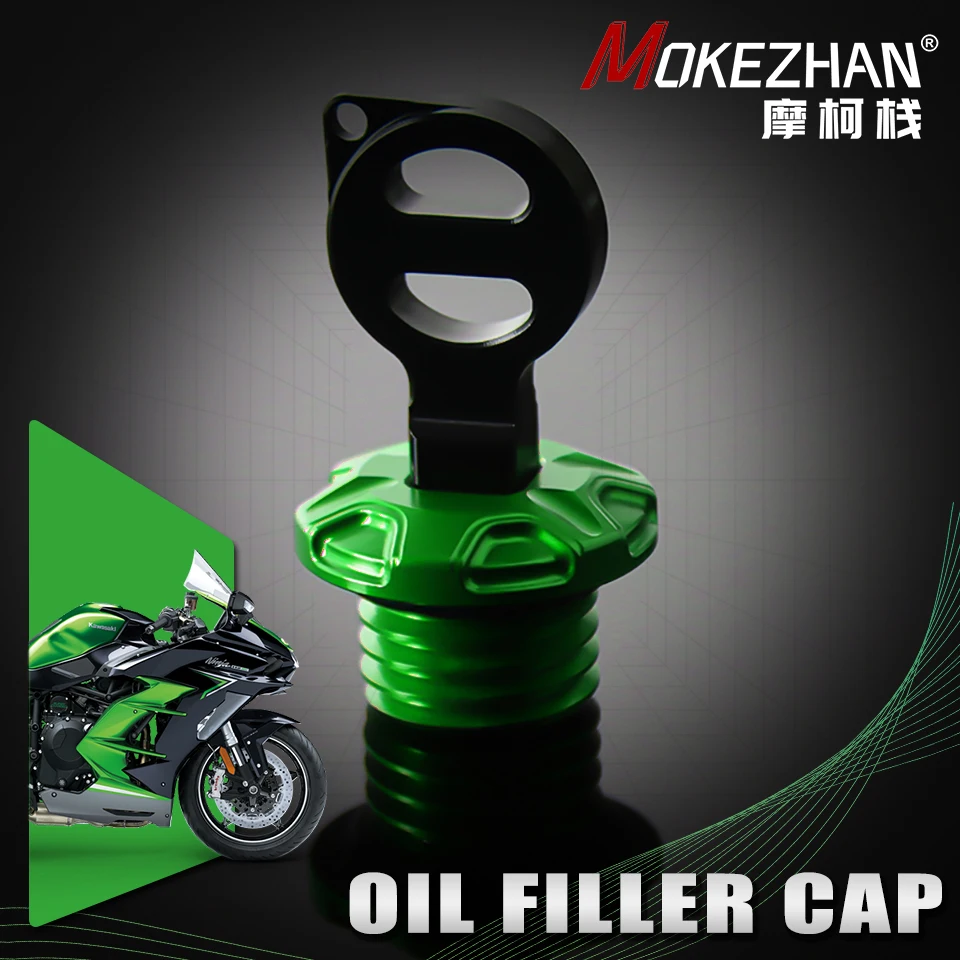 

Motorcycle CNC Anti theft Engine Oil Filler Cap Plug Cover FOR KAWASAKI Ninja1000 Ninja1000sx Ninja 1000 SX 1000SX 2022-2024