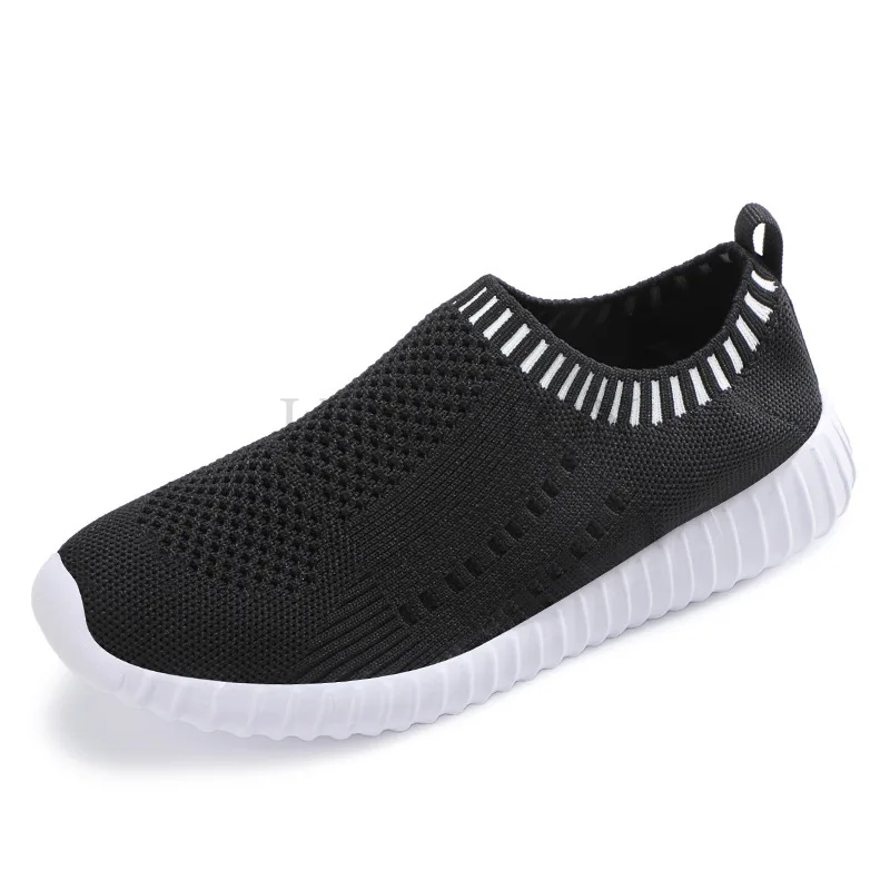 Chaussures de sport en maille pour femmes, tête ronde, plates, astronomiques, confortables, respirantes, décontractées, printemps, nouvelle mode, chaussures d'extérieur