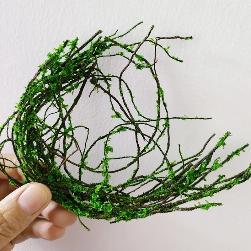 โมเดลต้นไม้แห้งจำลอง วัสดุสำหรับทำรั้ว ฉากบ้าน งานฝีมือ ตกแต่งโต๊ะทราย วัสดุสำหรับทำไม้เลื้อยปีน