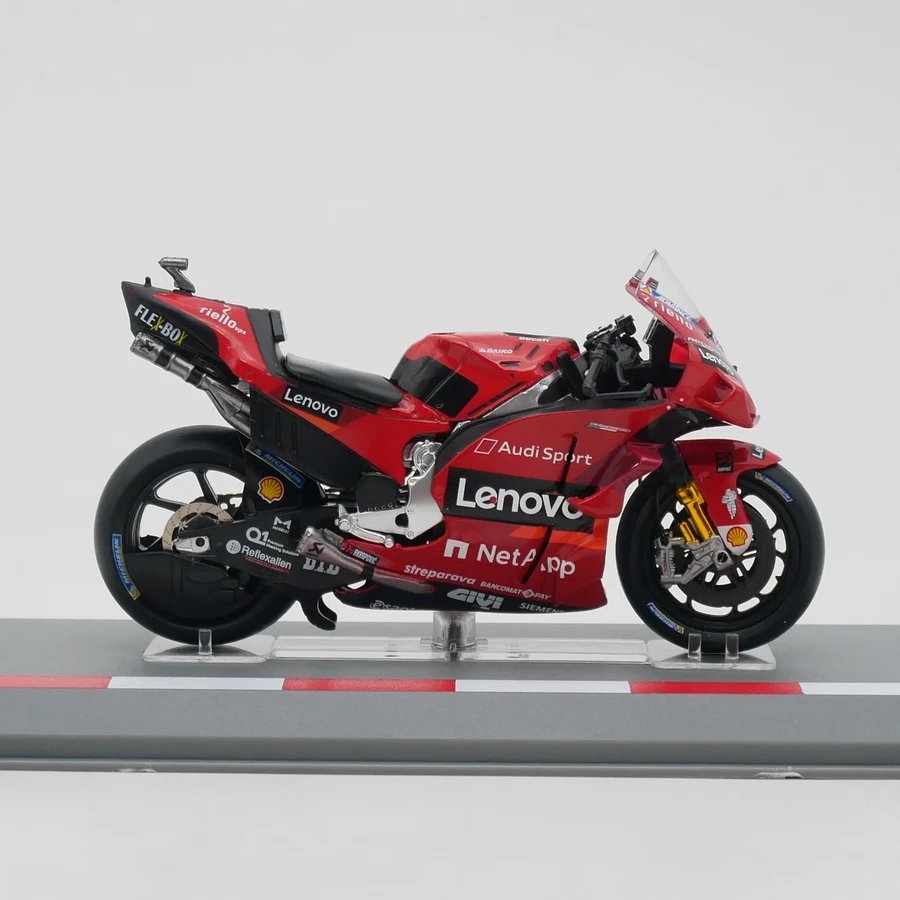 1:18 Scale Diecast Alloy Moto GP 2021 Duca Ti Desmosedici GP21 Motorcycle Toys Cars Model Classics Adult Souvenir Static Display