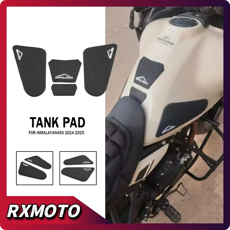 

For Himalaya 450 HIMALAYAN450 2024 2025 Motorcycle Non-slip Side Fuel Tank Stickers Waterproof Pad Rubber Sticker HIMALAYAN 452
