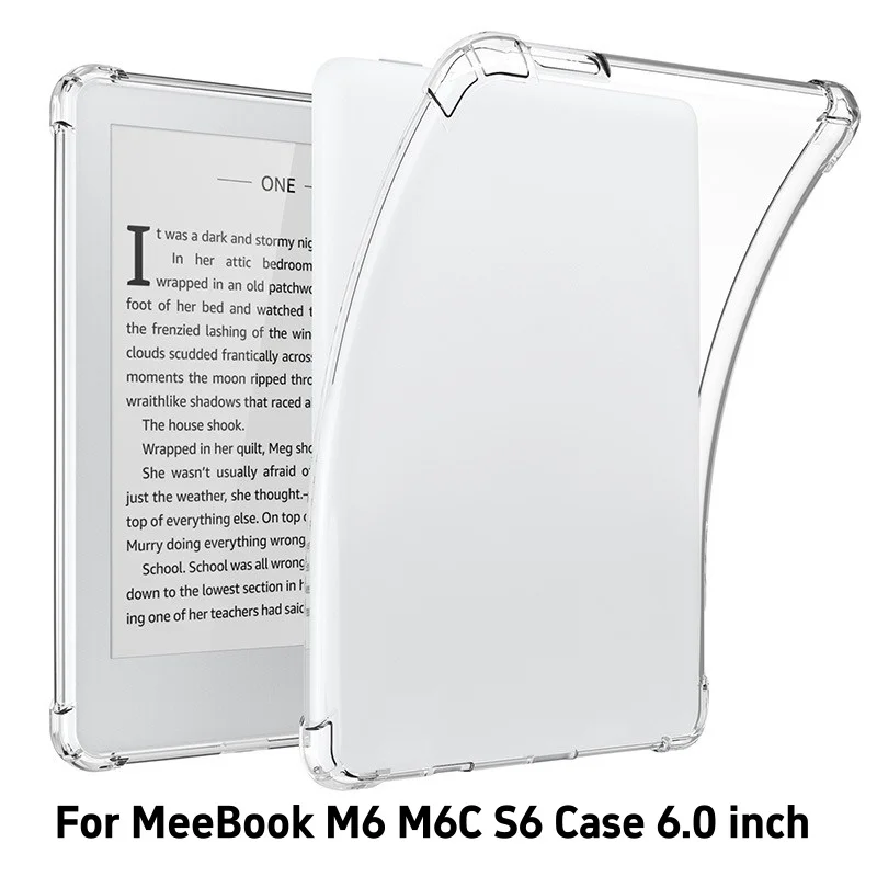 For Meebook M6C Case 6 Inch Tablet Case Transparent Airbags Soft Silicone TPU P…