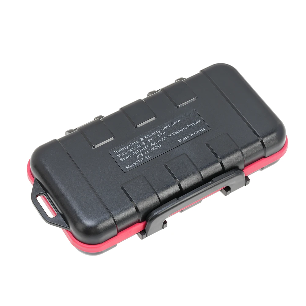 Camera Waterproof Battery Box For Canon LP-E6 LP-E17 For Sony NP-FZ100 NP-FW50 Nikon EN-EL15 Battery Case SD CF Memory card case