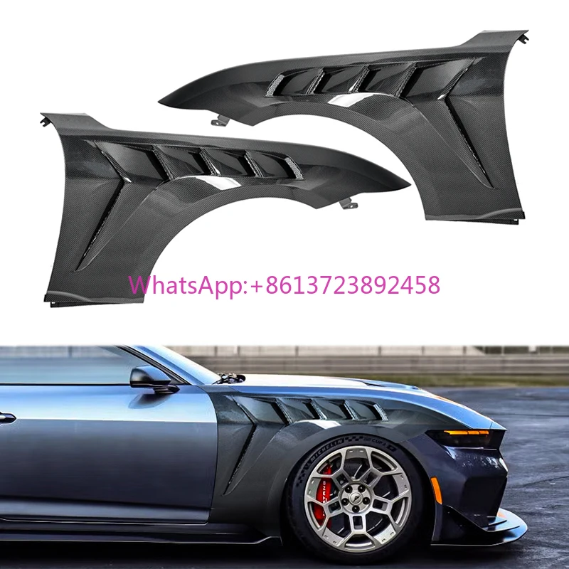 

GTD Style Carbon Fiber Vented Front Fenders Body Kit for 2024+ for Ford Mustang S650 Auto Parts