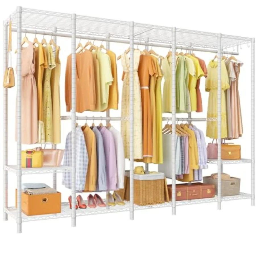 

Вешалка для одежды H50 Extra Large, сверхпрочная, напольная, портативная, для хранения одежды, гардеробная стойка C