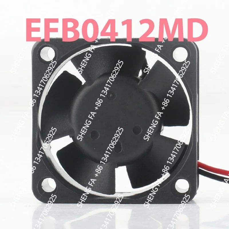 Вентилятор охлаждения EFB0412MD New Delta 5V 24V 48V DC12V 0.10A AC EC 4020 40X40X20MM 4CM с двойным шарикоподшипником бесшумный измерением скорости для корпуса