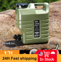 10L Camping Water Container Large Capacity Outdoor Water Bucket Portable Car Water Tank With Faucet For Camping Cooking Picnic