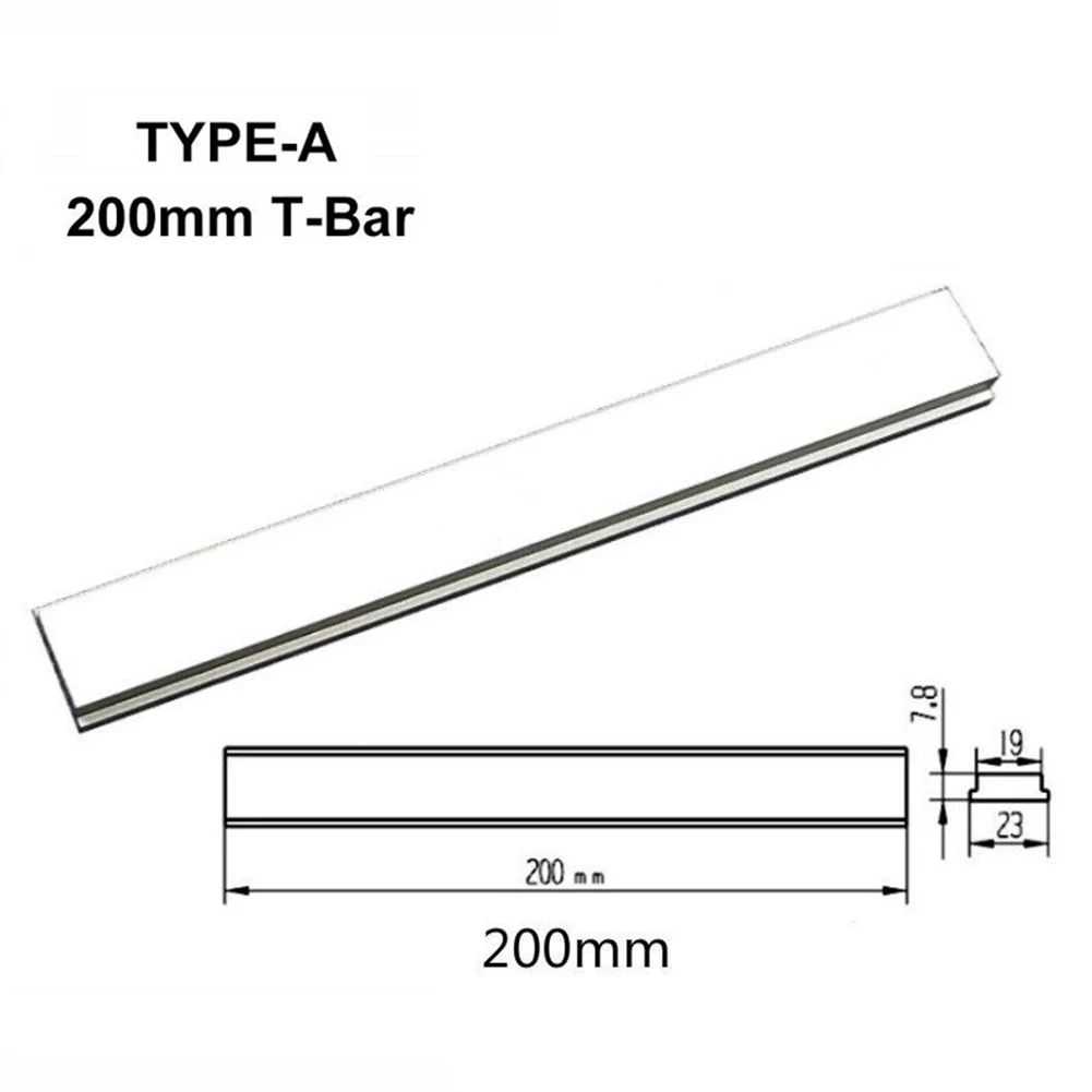 DIY Projects 450mm Aluminum Alloy Slider T-track Slider For Table Saw Accessory Compact Design Daily Use Durability