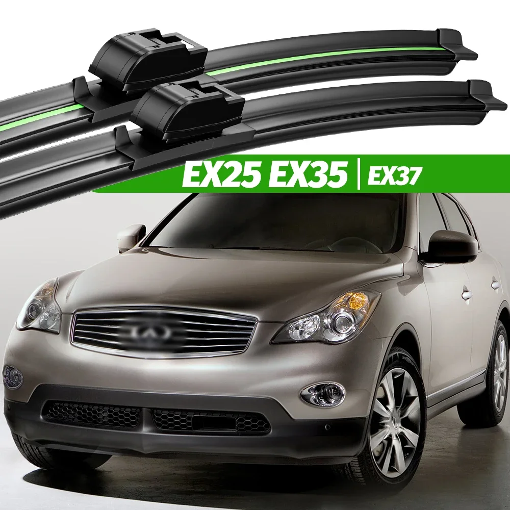 

For Infiniti EX25 2009-2013 EX35 2007-2011 EX37 2013-2014 2pcs Front Windshield Wiper Blades Windscreen Window Accessories