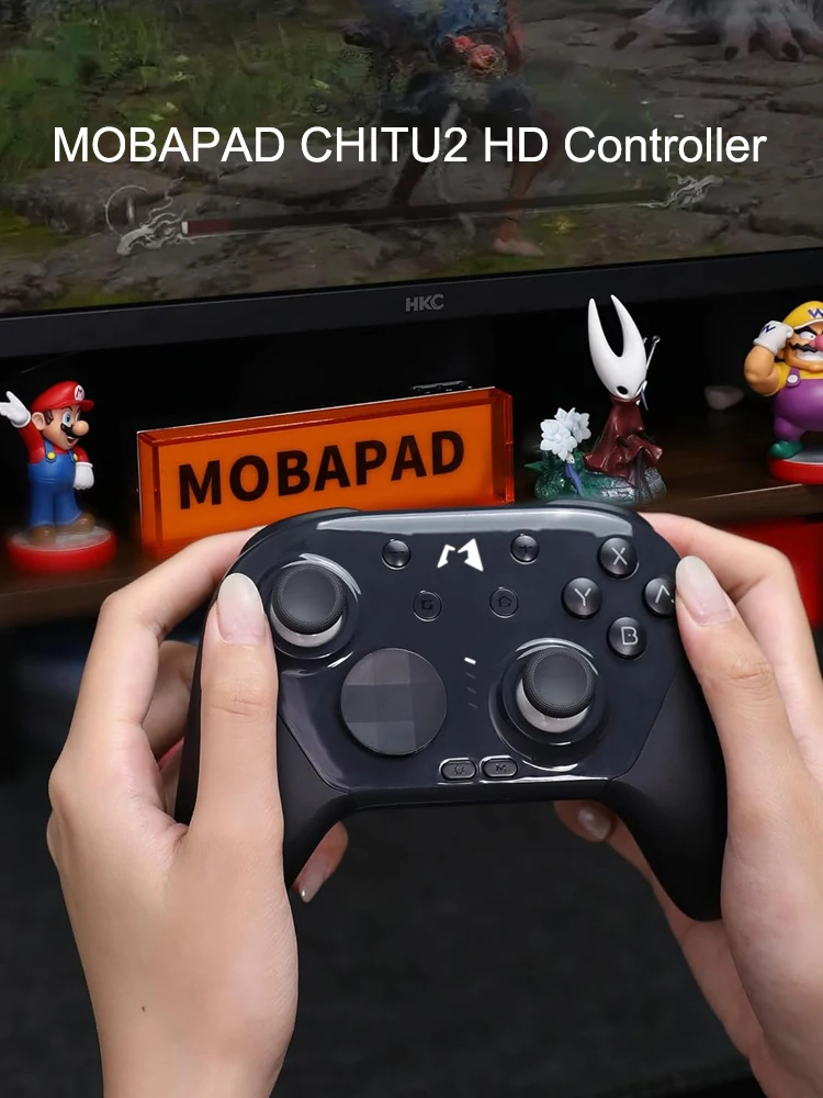 Mobapad CHITU 2 Bluetooth-Controller mit TMR-Joysticks für Nintendo Switch 1/2 PC Android iOS mit HD Rumble, NFC, Turbo Gamepad