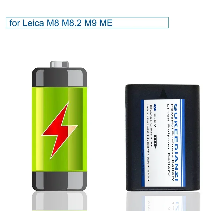2200mAh BP-SCL1(M8) Camera Battery For Leica M8 M8.2 M9 M9-P MM ME M-E Camera BP-SCL1 14464 High Capacity