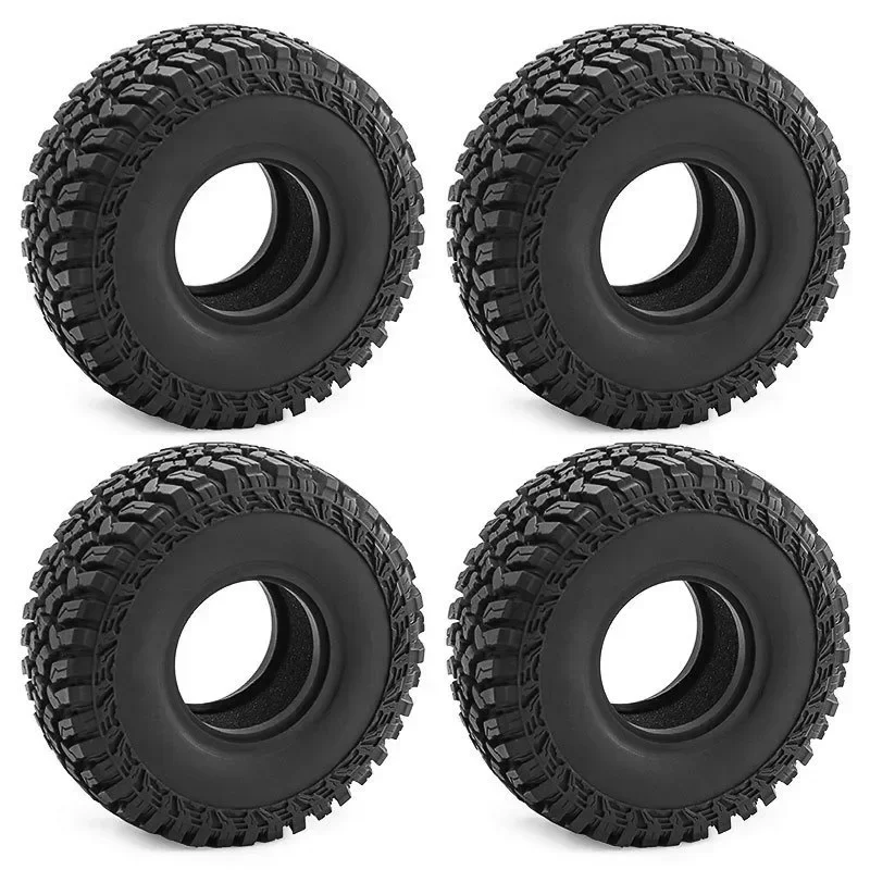 

4PCS 118mm 1.9" Soft Rubber Tire Wheel Tyre for 1/10 RC Crawler Car Axial SCX10 II III Capra Trxs TRX4 RC4WD D90 Redcat MST