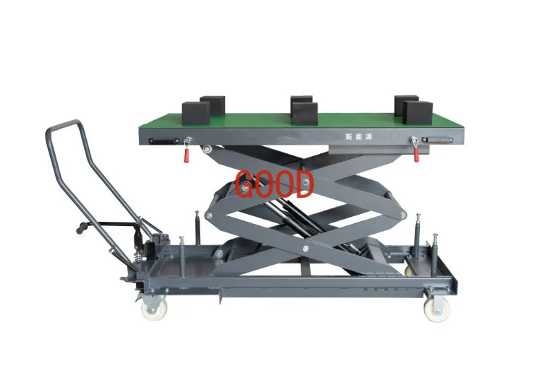 Nuova energia veicolo batteria ascensore cambio sollevamento motore carrello mobile batteria smontaggio e montaggio piattaforma di sollevamento