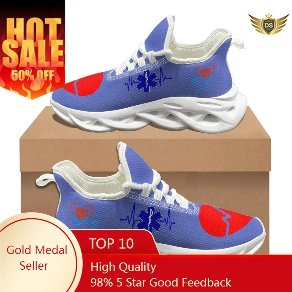 

Summer Comfortable Lace-Up Running Shoes Non-slip Breathable Women Sneakers Teens Students Dirty-Resistant Running Shoes 2023