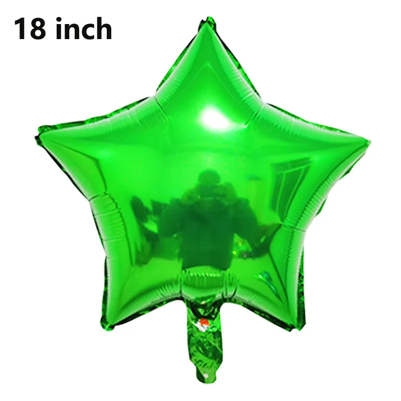 1 Set Helium Foil Globos Football Balloons Birthday Party Decorations Kids Boy 32Inch Green Number Ball Soccer Sports Supplies