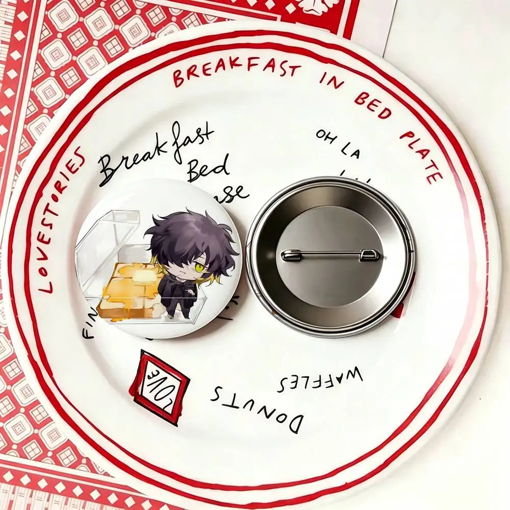 Cute Slow Damage Anime 25mm 75mm 44mm 58mm 32m Coin Badges Personalized Handmade Round Brooches Pins