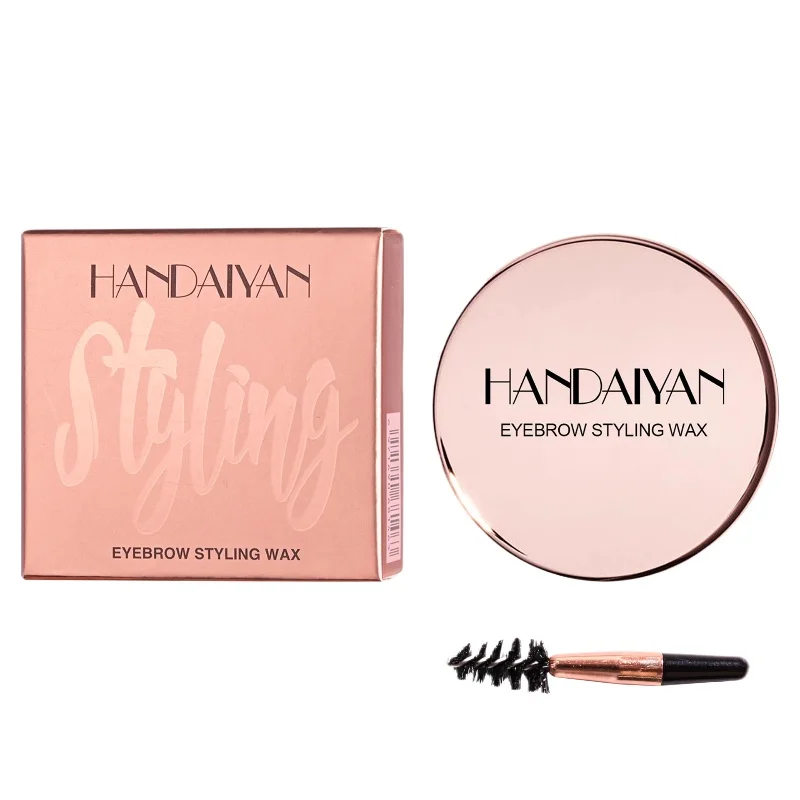 

European and American wild eyebrow shaping cream waterproof long-lasting 3D eyebrow wax transparent eyebrow glue