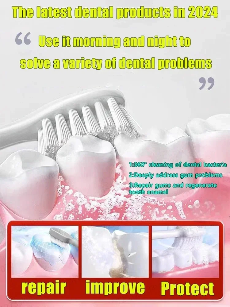 

Contains probiotics to repair tooth decay and clean teeth2025