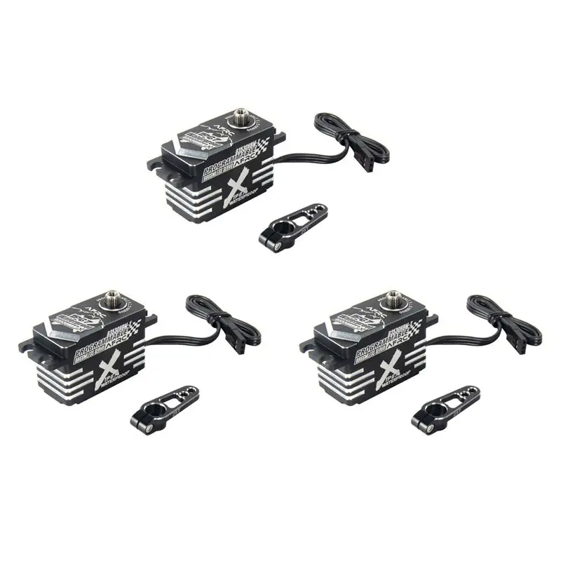 3X AFRC D3530HBM-X Programmable Brushless Smart Servo Magnectic Sensor Waterproof Steering Gear B